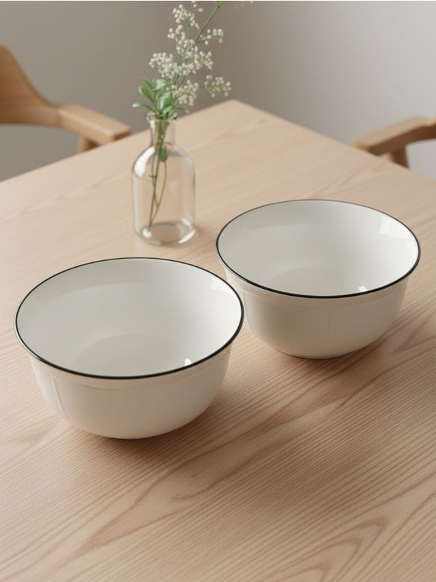 Sinsay - Boluri ceramice set 2 bucăți - negru