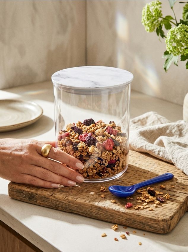 Sinsay - Recipient pentru alimente cu capac - clear