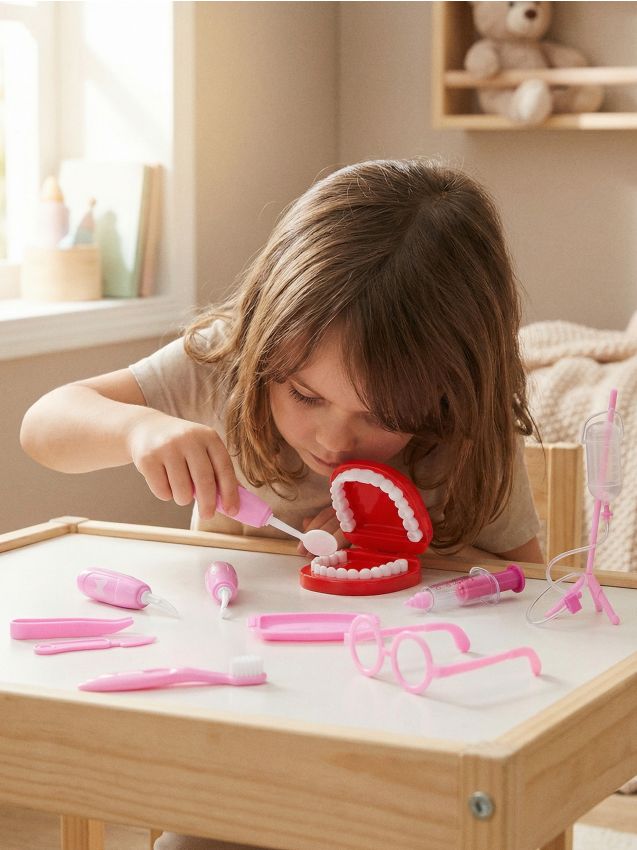 Sinsay - Set de dentist în valiză - roz