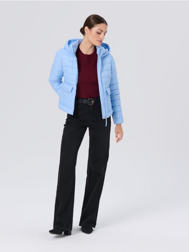 Sinsay - Prešívaná bunda s izoláciou - modrá