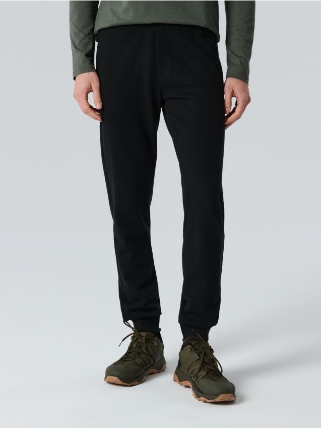 Sinsay - Pantaloni jogger slim fit - negru