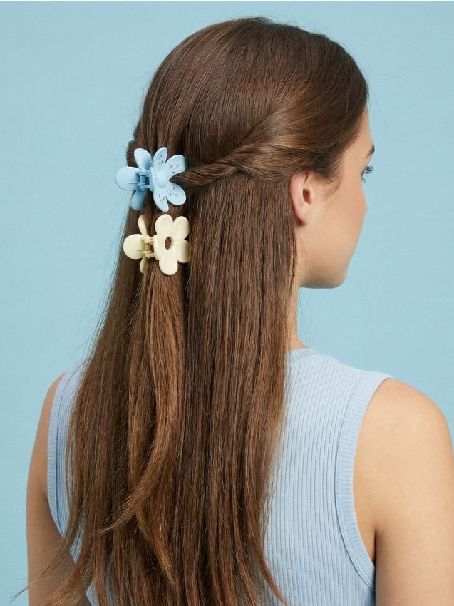 Sinsay - Set de 2 agrafe de păr - multicolor