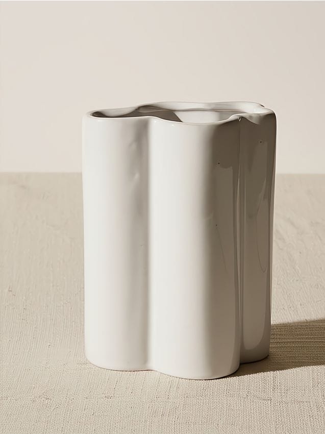 Sinsay - Váza s nepravidelným tvarom - biela