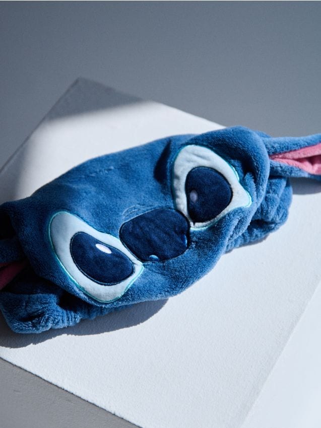 Sinsay - Prosop pentru păr din microfibră Stitch - light blue