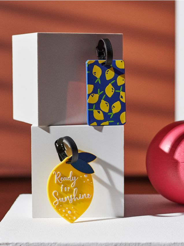 Sinsay - Etichetă pentru bagaj 2 pack - multicolor