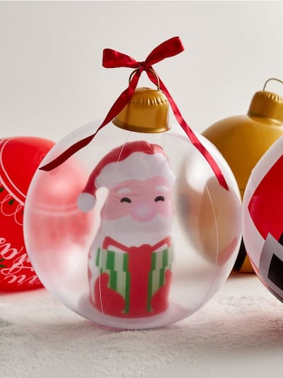 Надувна різдвяна прикраса у формі кульки