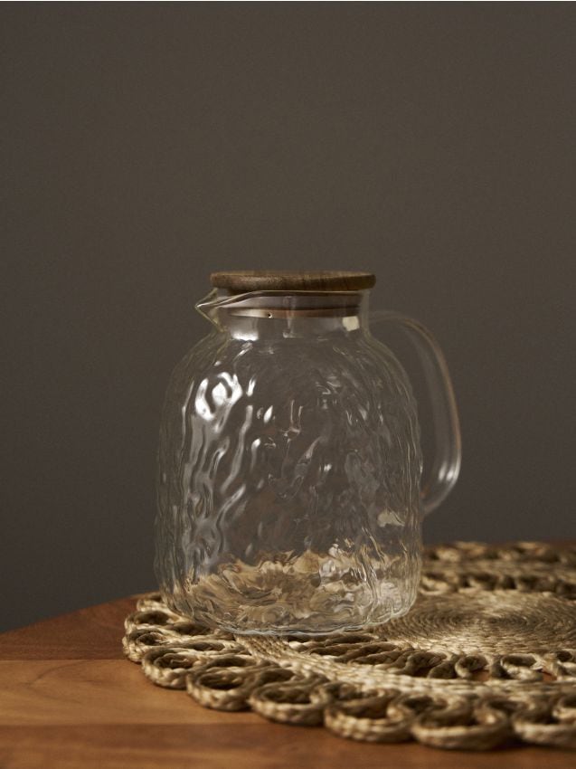 Sinsay - Cană texturată cu capac - alb