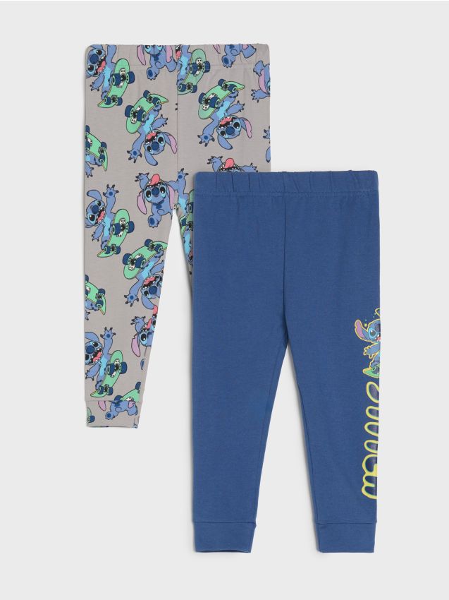 Pamučne pantalone 2 komada Stitch - SINSAY