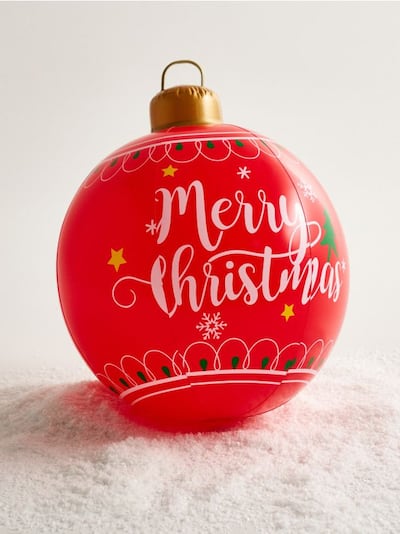 Decorațiune de Crăciun gonflabilă în formă de glob