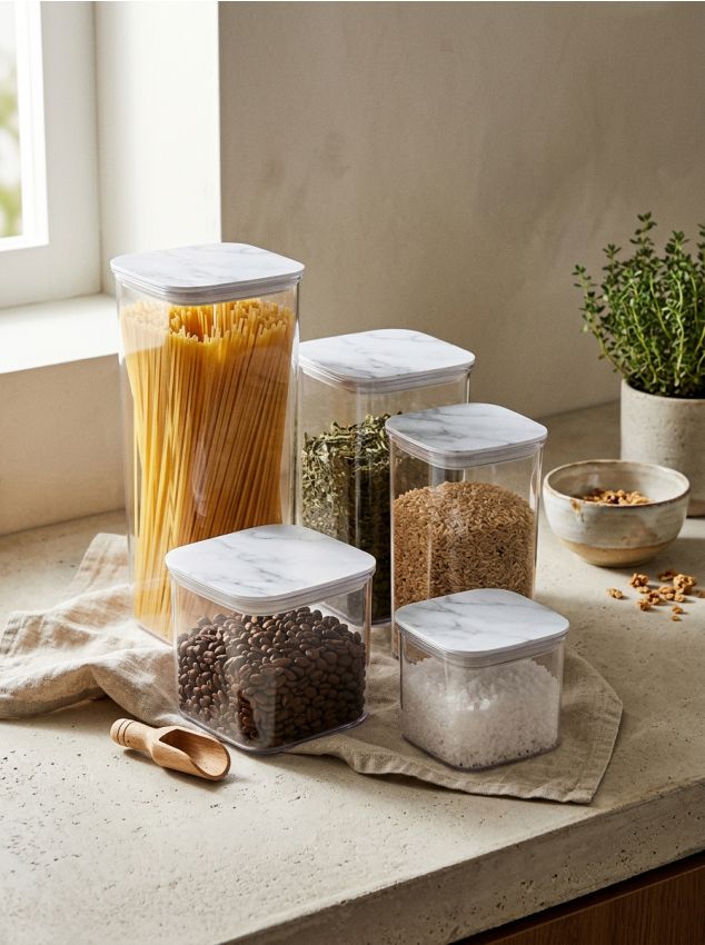 Sinsay - Recipient pentru alimente cu capac - clear