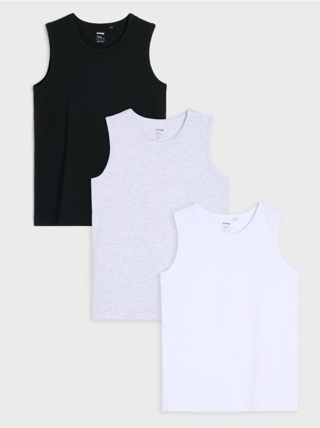 Sinsay - Maiouri din bumbac 3 pack - multicolor