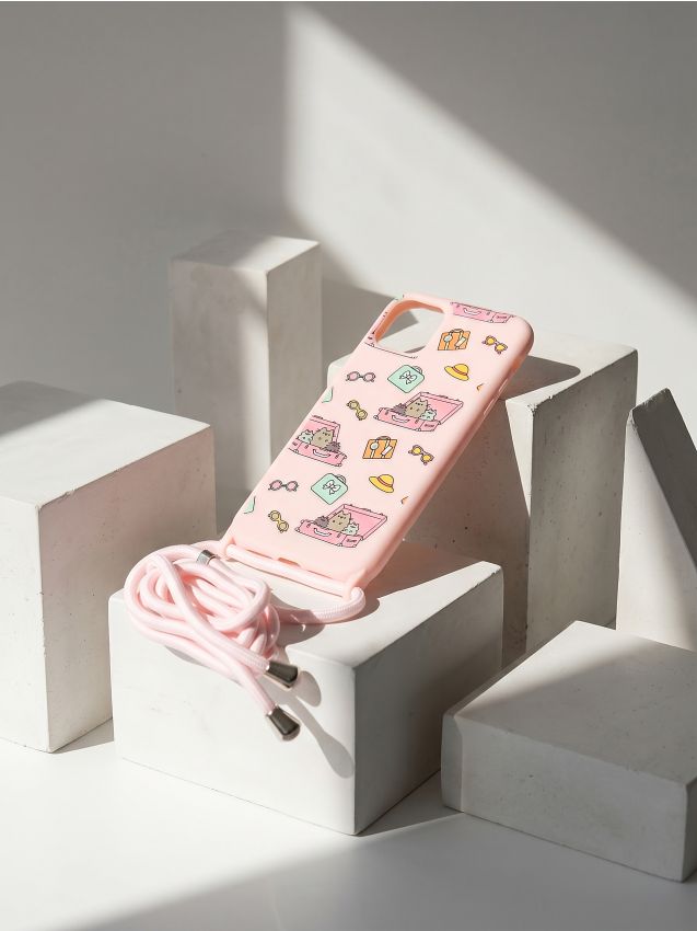 Sinsay - Husă de protecție pentru iPhone 11/XR Pusheen the Cat - roz