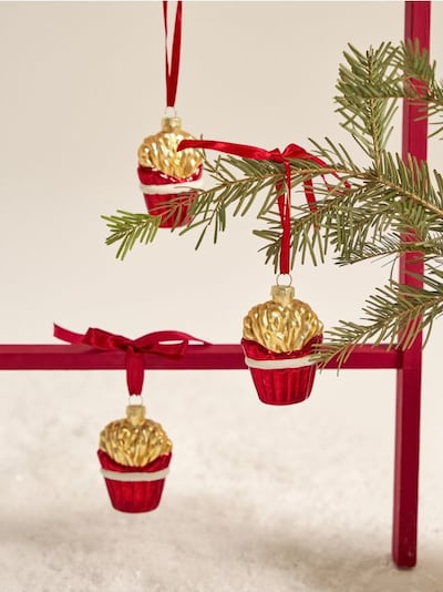 Set od 3 božićnih kuglica