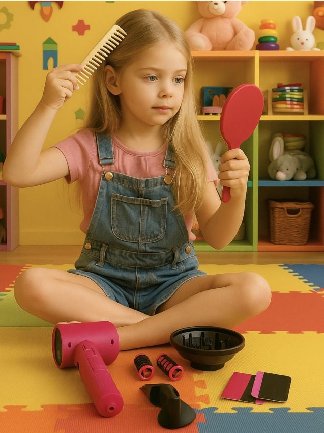 Sinsay - Set pentru coafarea părului - roz