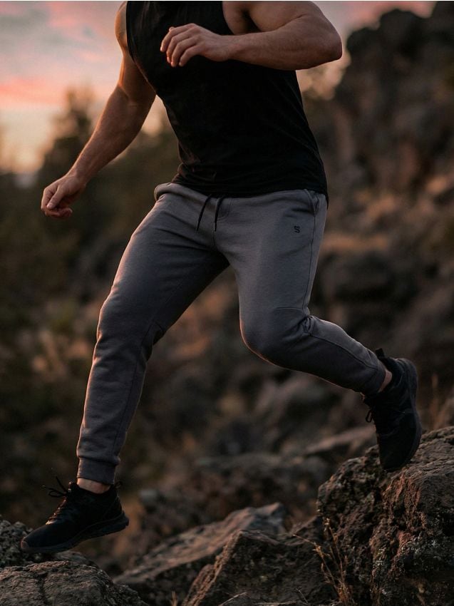 Sinsay - Spodnie tapered fit - szary