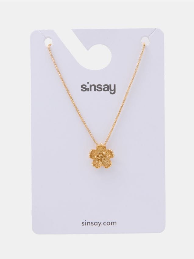 Sinsay - Colier cu pandantiv - auriu