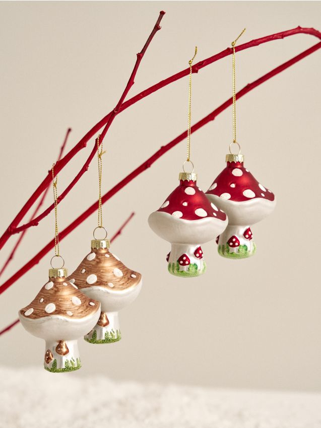 Sinsay - Balenie 4 vianočných ozdôb - viacfarebná