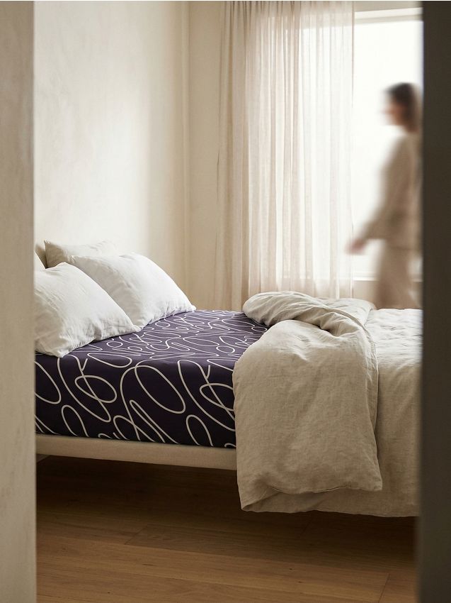 Sinsay - Foaie cu elastic cu model - negru