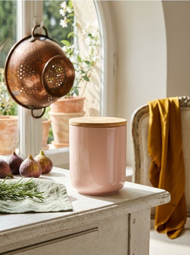 Sinsay - Recipient pentru alimente cu capac - roz-pastel