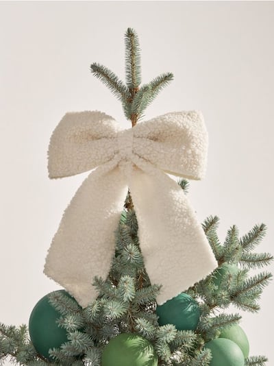 Świąteczna dekoracyjna kokarda