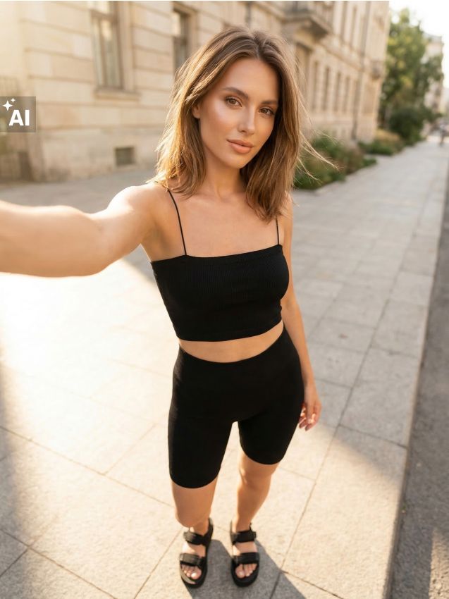 Sinsay - Top striat cu bretele - negru