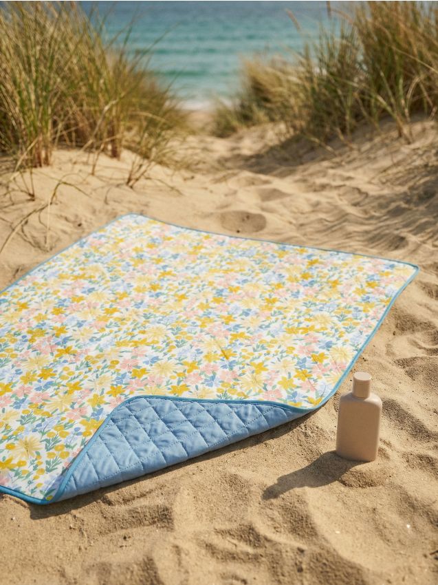 Sinsay - Pătură de picnic pliabilă cu motiv floral - multicolor