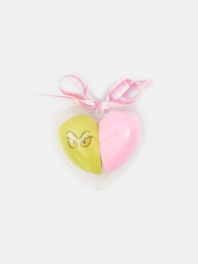 Sinsay - Set de 2 bureți pentru machiaj Grinch - multicolor