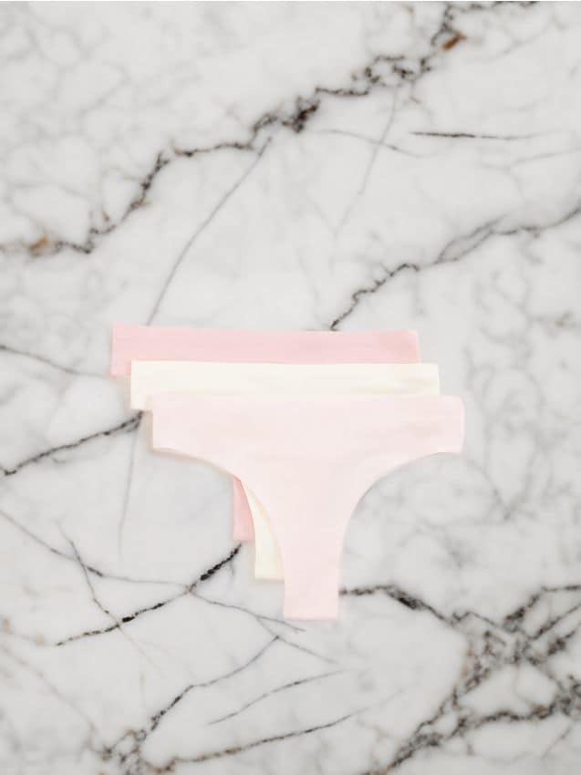 Sinsay - Majtki 3 pack - różowy