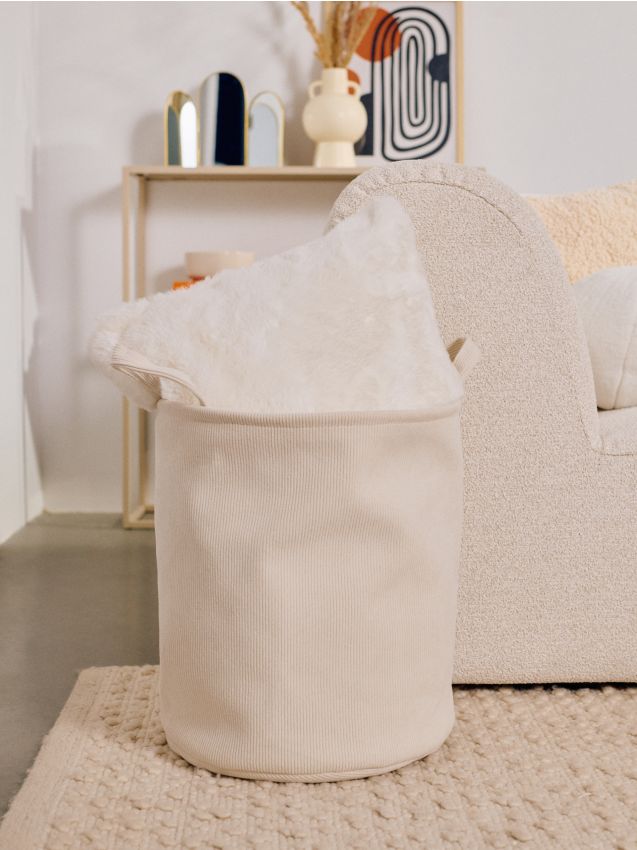 Sinsay - Košík s rúčkami - krémová