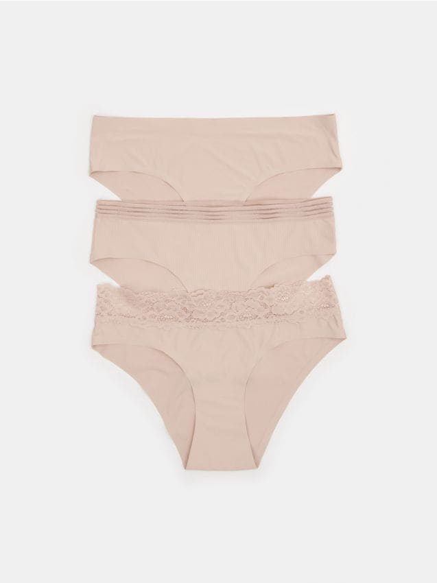 Seamless knickers 2 pack Color nude - SINSAY - 7970F-02X