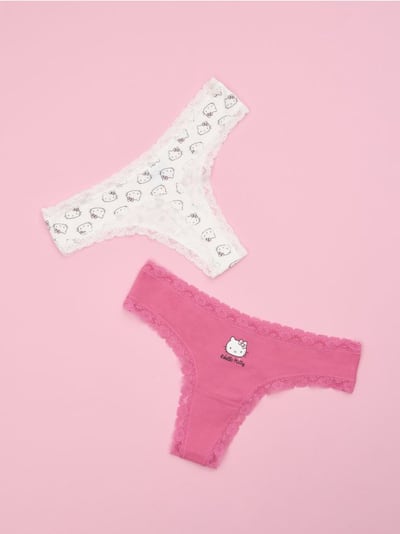 Majtki stringi 2 pack Hello Kitty