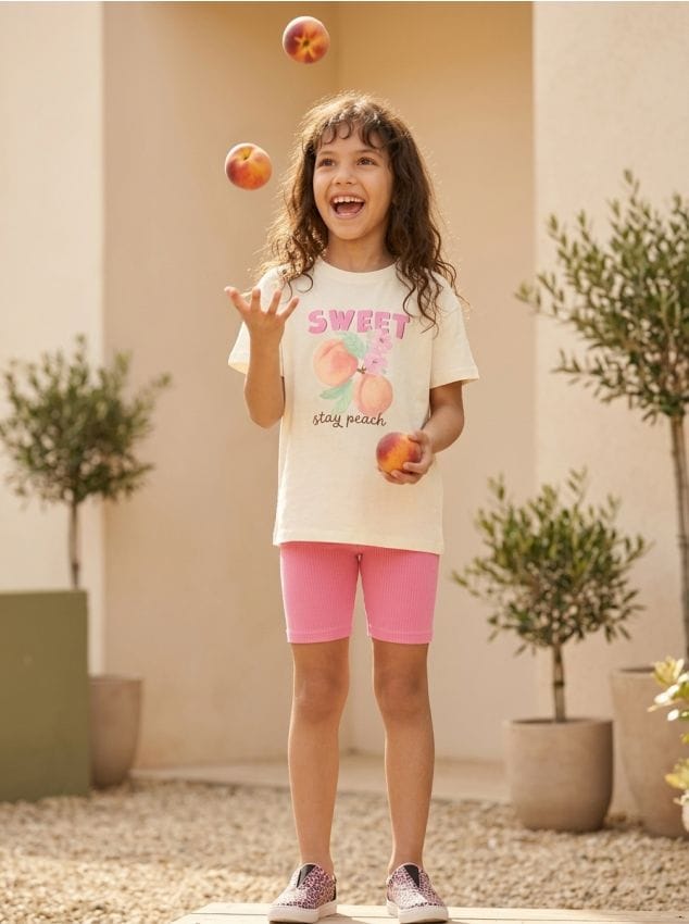 Sinsay - Compleu cu tricou și pantaloni scurți - multicolor