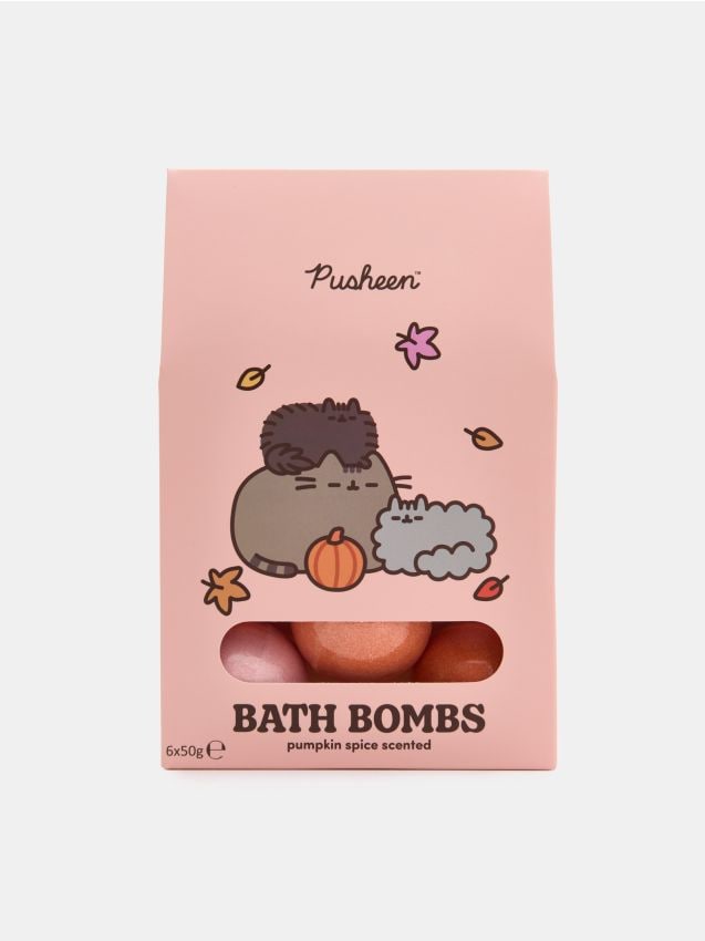 Sinsay - Súprava 6 bômb do kúpeľa Pusheen - béžová