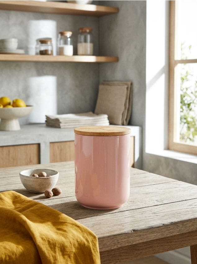 Sinsay - Recipient pentru alimente cu capac - roz-pastel