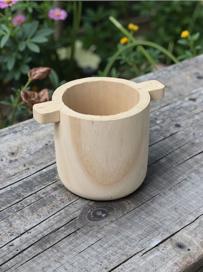 Дерев’яний вазон