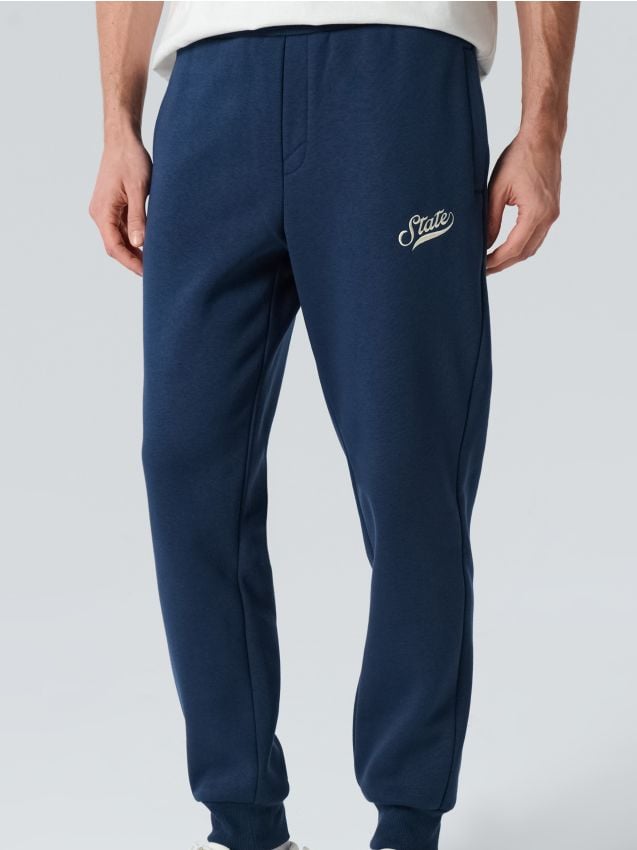 Sinsay - Pantaloni de trening tip jogger - bleumarin