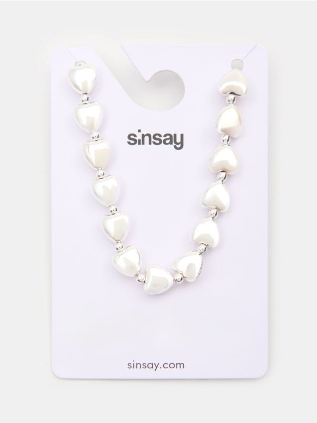 Sinsay - Colier - argintiu