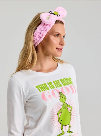 Пов’язка на голову з бантом Grinch