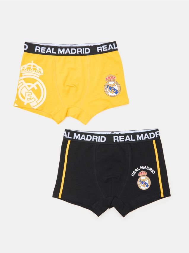 Sinsay - Boxeri din bumbac Real Madrid, pachet de 2 - verde-gălbui