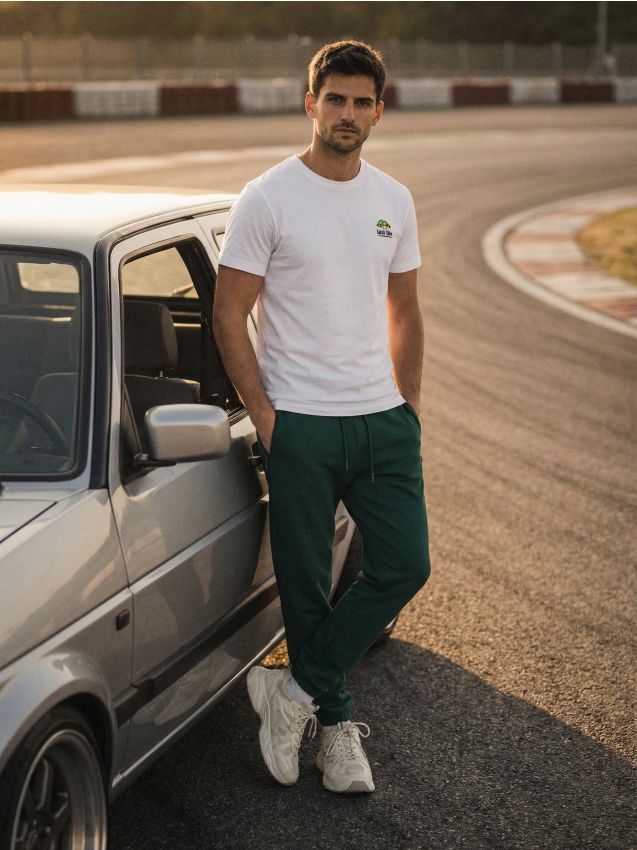 Sinsay - Pantaloni de trening tip jogger - verde