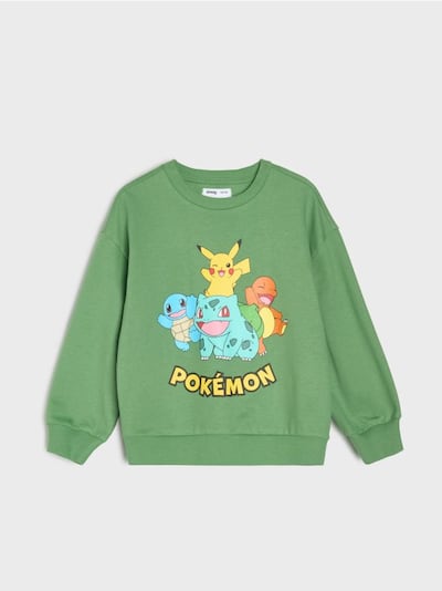 Mikina typu crewneck Pokemon