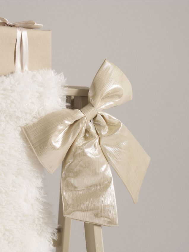 Sinsay - Vianočná dekorácia v tvare mašle - zlatá