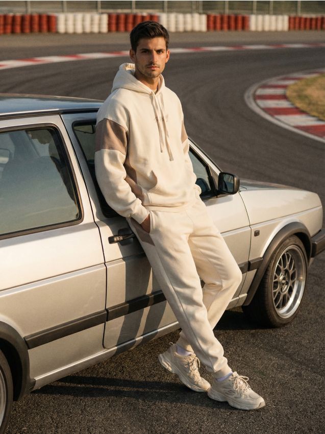 Sinsay - Pantaloni de trening tip jogger - crem