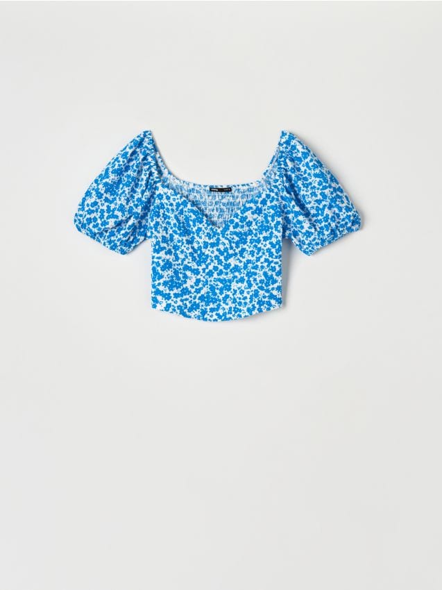 Bluza s cvetnim dezenom - SINSAY