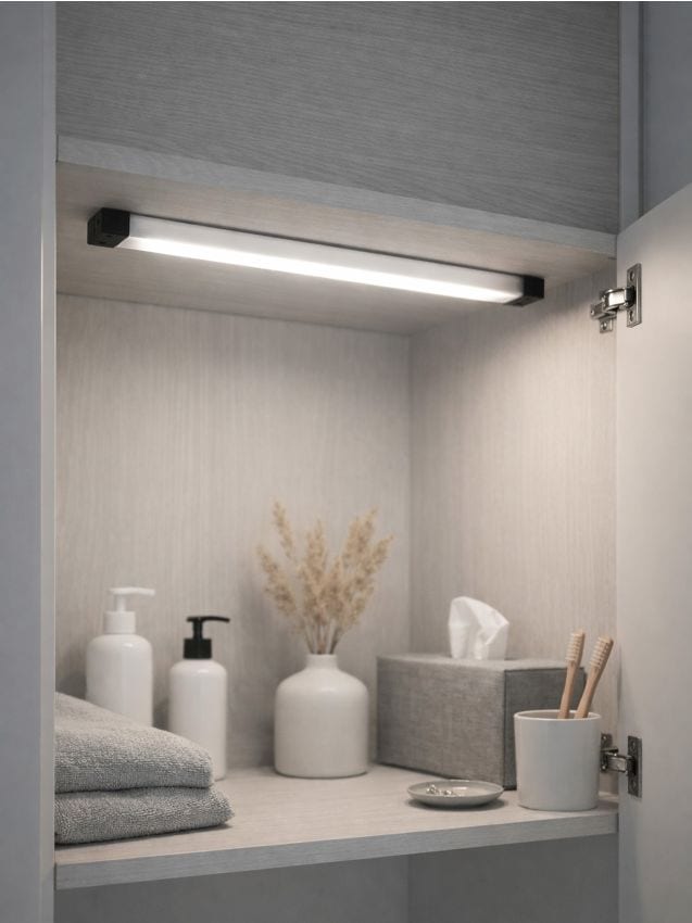 Sinsay - Lampă LED fără fir pentru sub dulap cu magnet - gri deschis