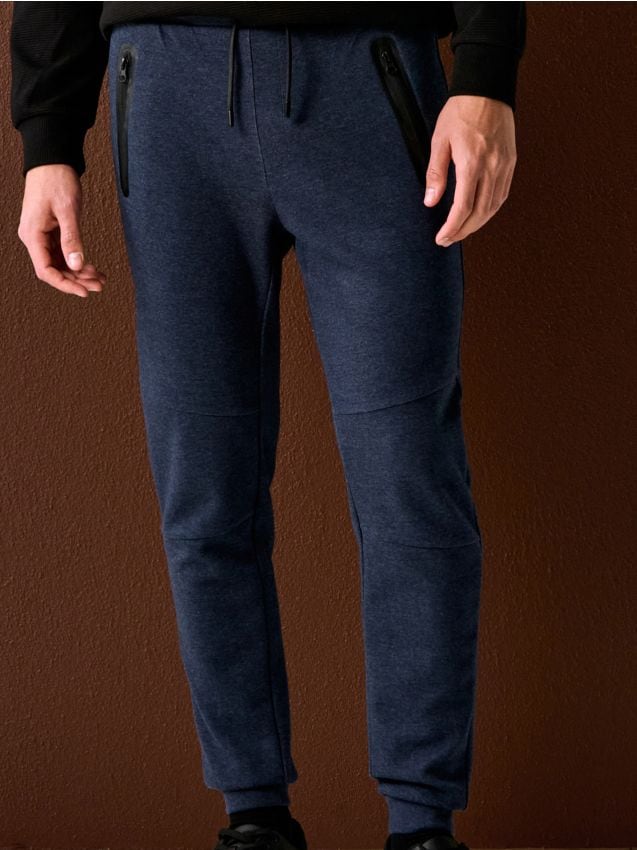 Sinsay - Pantaloni de trening tip jogger - bleumarin