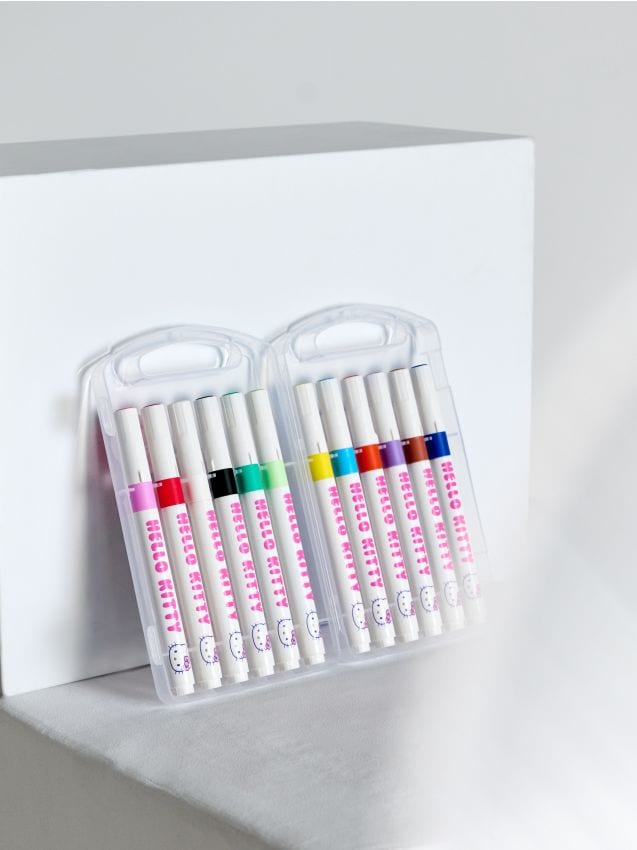 Set di pennarelli 12 pack Hello Kitty - multicolor