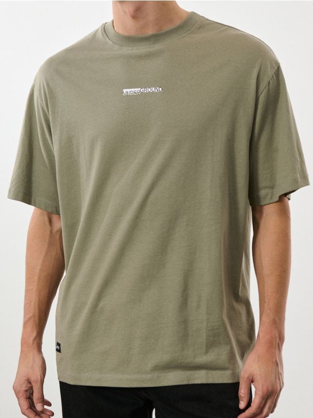 Sinsay - Tricou cu mânecă scurtă - verde-deschis