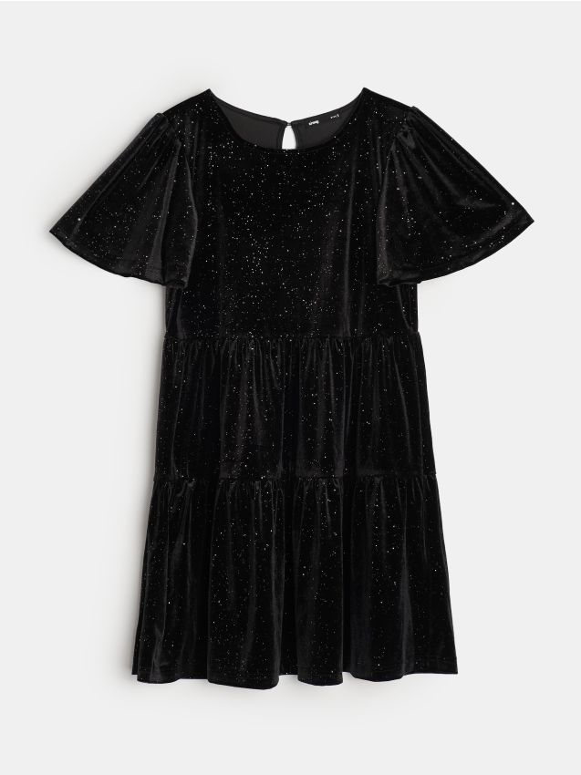 Sinsay - Bublinové šaty - čierna