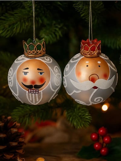 Set de 2 globuri pentru brad